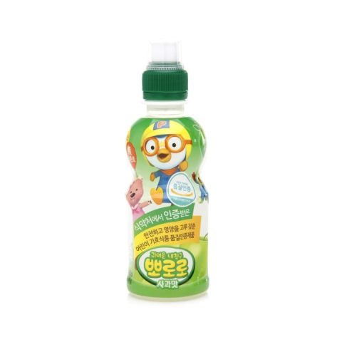 Nước uống Trái Cây PORORO Paldo Hàn Quốc Cho Bé Chai 235ml- Vị Táo