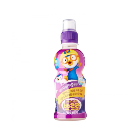 Nước uống Trái Cây PORORO Paldo Hàn Quốc Cho Bé Chai 235ml- Vị Việt Quất