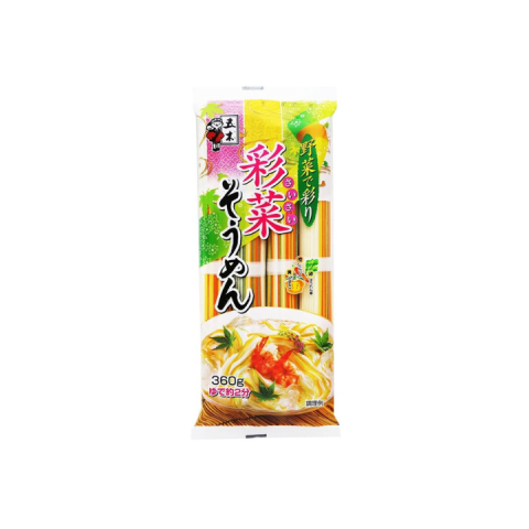 Mì Lạnh Somen vị rau củ ITSUKI Ngũ sắc Nội địa Nhật Bản Cho Bé Ăn Dặm 320g