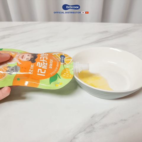 Nước Ép Trái Cây Hàn Quốc BEBECOOK - LUSOL - PORORO- Thạch Nước Vị Quýt BeBecook