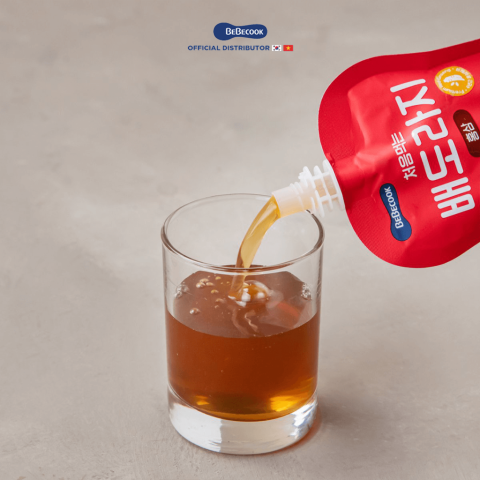 Nước Ép Trái Cây Hoa Quả Bebecook Hàn Quốc Cho Bé Nhiều Hương Vị - Nước Ép Lê Cát Cánh Hồng Sâm Cho Bé Từ 24M+