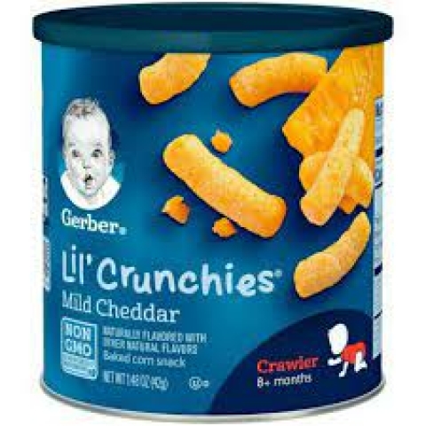 Bánh ăn dặm Gerber Lil Crunchies vị phô mai