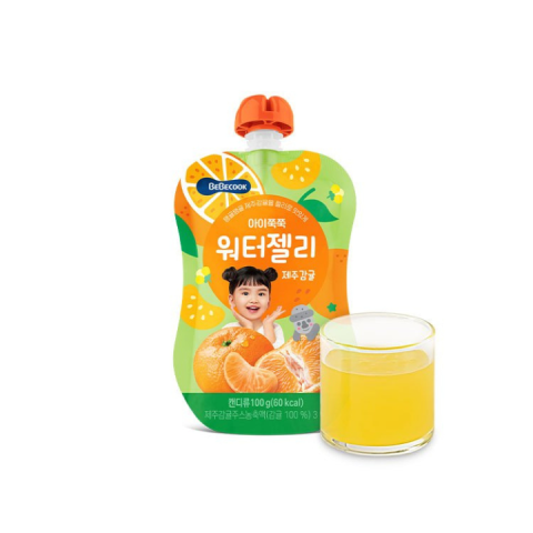 Nước Ép Trái Cây Hàn Quốc BEBECOOK - LUSOL - PORORO- Thạch Nước Vị Quýt BeBecook