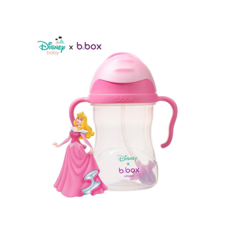 Bình Nước B.BOX 360 Độ Disney - Công Chúa Có Van Chống Sặc Có Tay Cầm Cho Bé Tập Uống Nước - Thể Tích 240ml