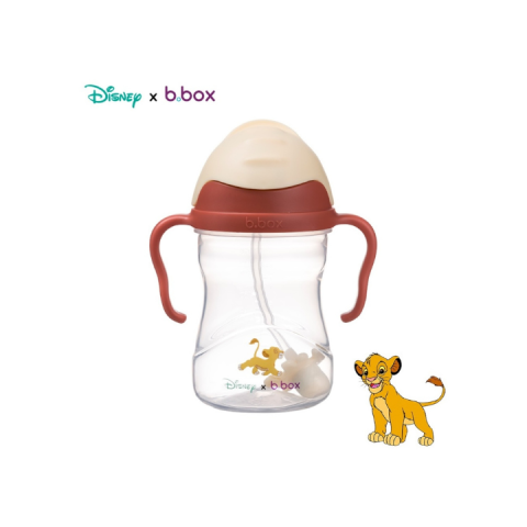 Bình Nước B.BOX 360 Độ Disney - Lion King Có Van Chống Sặc Có Tay Cầm Cho Bé Tập Uống Nước - Thể Tích 240ml