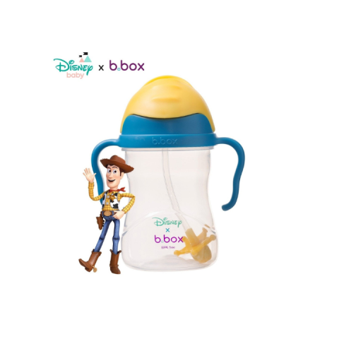 Bình Nước B.BOX 360 Độ Disney - Woody Có Van Chống Sặc Có Tay Cầm Cho Bé Tập Uống Nước - Thể Tích 240ml