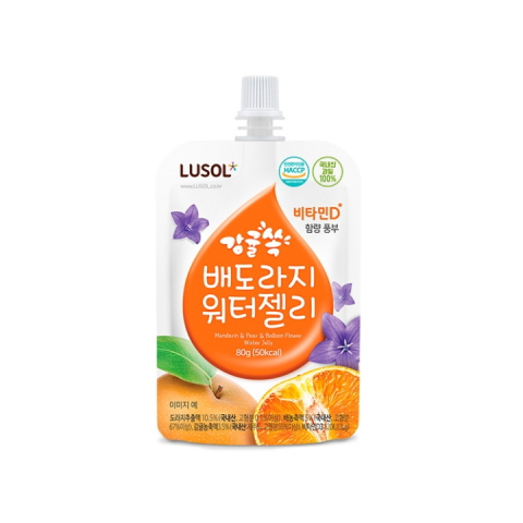  Nước Thạch Lê, Quýt, Rễ Hoa Chuông Đen Hữu Cơ LUSOL Hàn Quốc Cho Bé Từ 12m+