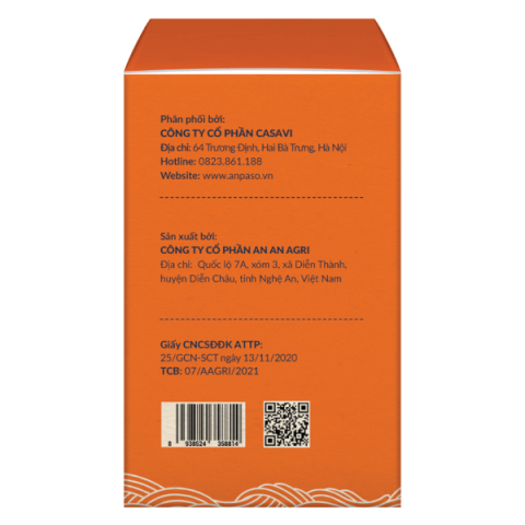 Mì Ăn Dặm ANPASO - Hộp 120g - Vị Bí Đỏ- Cho Bé Từ 6M 