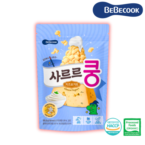 Bánh Bỏng Vi Sinh BEBECOOK Hàn Quốc Bổ Sung LỢI KHUẨN Vị Phô Mai Cho Bé Từ 12M+ Gói 23g