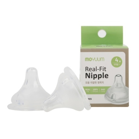Núm ty bình sữa Moyuum siêu mềm số 4