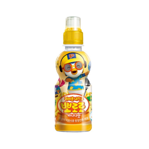 Nước uống Trái Cây PORORO Paldo Hàn Quốc Cho Bé Chai 235ml- Vị Chuối