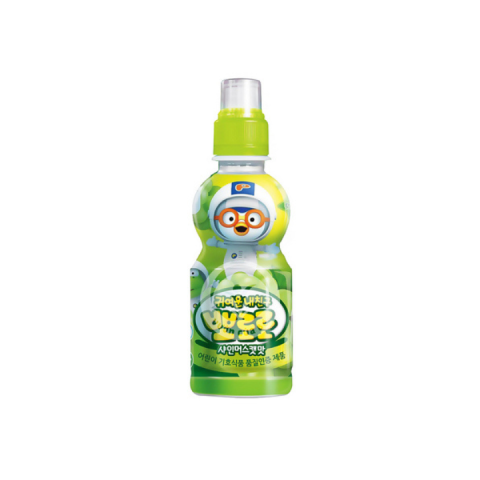 Nước uống Trái Cây PORORO Paldo Hàn Quốc Cho Bé Chai 235ml- Dành Cho Bé Từ 36M- Vị Nho