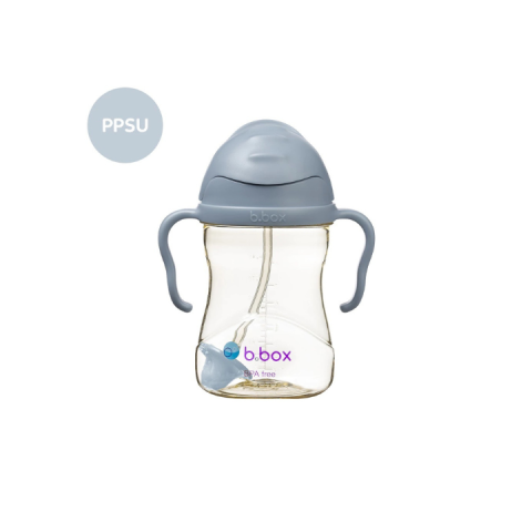 Bình Nước B.BOX 360 Độ PPSU - Ocean Xanh Dương Có Van Chống Sặc Có Tay Cầm Cho Bé Tập Uống Nước - Thể Tích 240ml