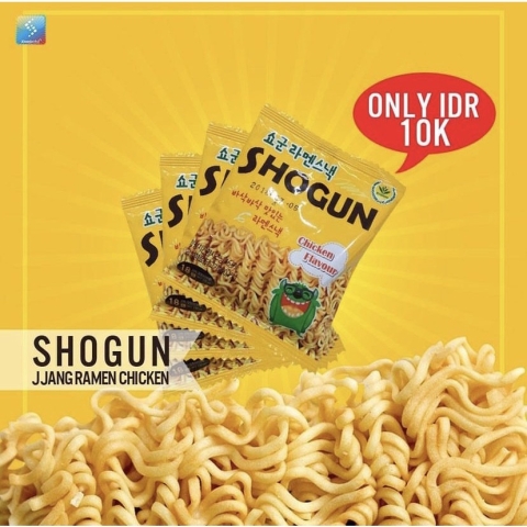 Snack Mì Tôm Trẻ Em Ăn Liền SHOGUN Hàn Quốc Vị Gà Phô Mai Cho bé Từ 1 Tuổi