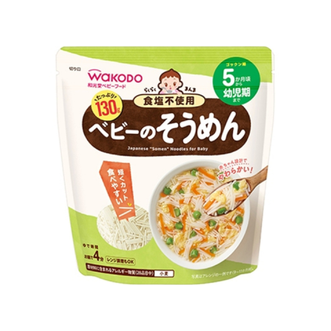 Mì Somen Udon Nui Wakodo Gói 130g Cho Bé Ăn Dặm Từ 5M  