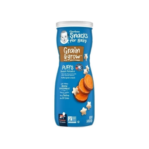 Bánh Gạo Ăn Dặm Gerber Mỹ Cao ( Hình Sao ) Cho Bé Từ 6M+