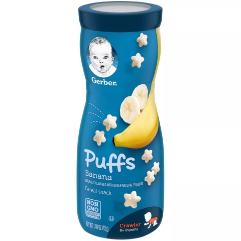 Bánh Gạo Ăn Dặm Gerber Mỹ Cao ( Hình Sao ) Cho Bé Từ 6M+