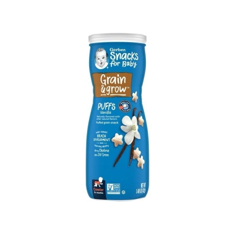 Bánh Gạo Ăn Dặm Gerber Mỹ Cao ( Hình Sao ) Cho Bé Từ 6M+